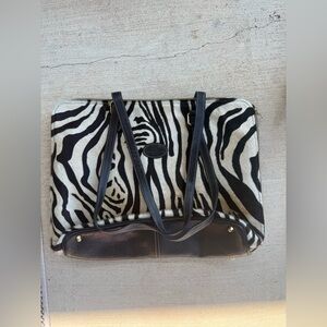 Tangaroa Venezia Terrida Made in Italy Zebra Leather Travel Bag